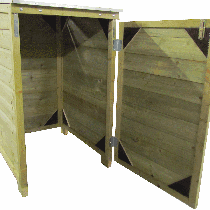 Container ombouw Kast 260 van hout