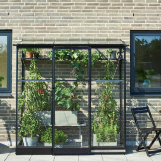 Muurkas Qube 65x189 zwart